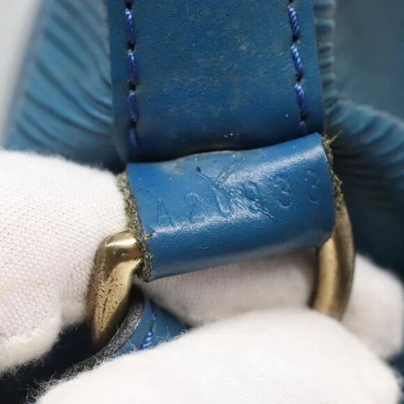 LOUIS VUITTON Epi Petit Noe Shoulder Bag Blue M44105 LV Auth bs27625 - Picture 10 of 16
